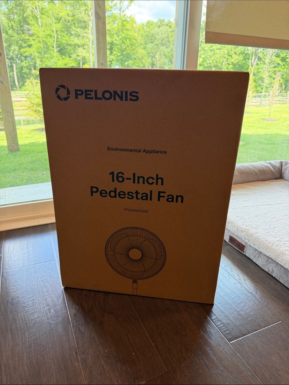 Pelonis Black Oscillating Pedestal Fan - Picture 8 of 11